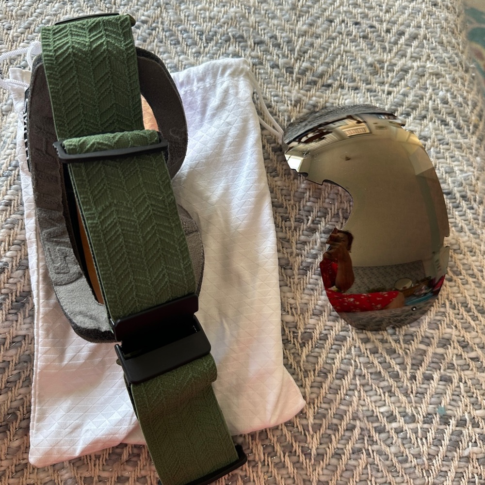 Smith I/OS Goggles – Olive Frame / Gold Sol-X Mirror - Picture 5 of 6